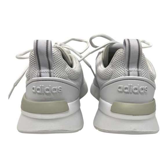 Adidas Racer TR21 White Silver Athletic Running Cloudfoam Shoes Women’s 7 - Picture 7 of 12